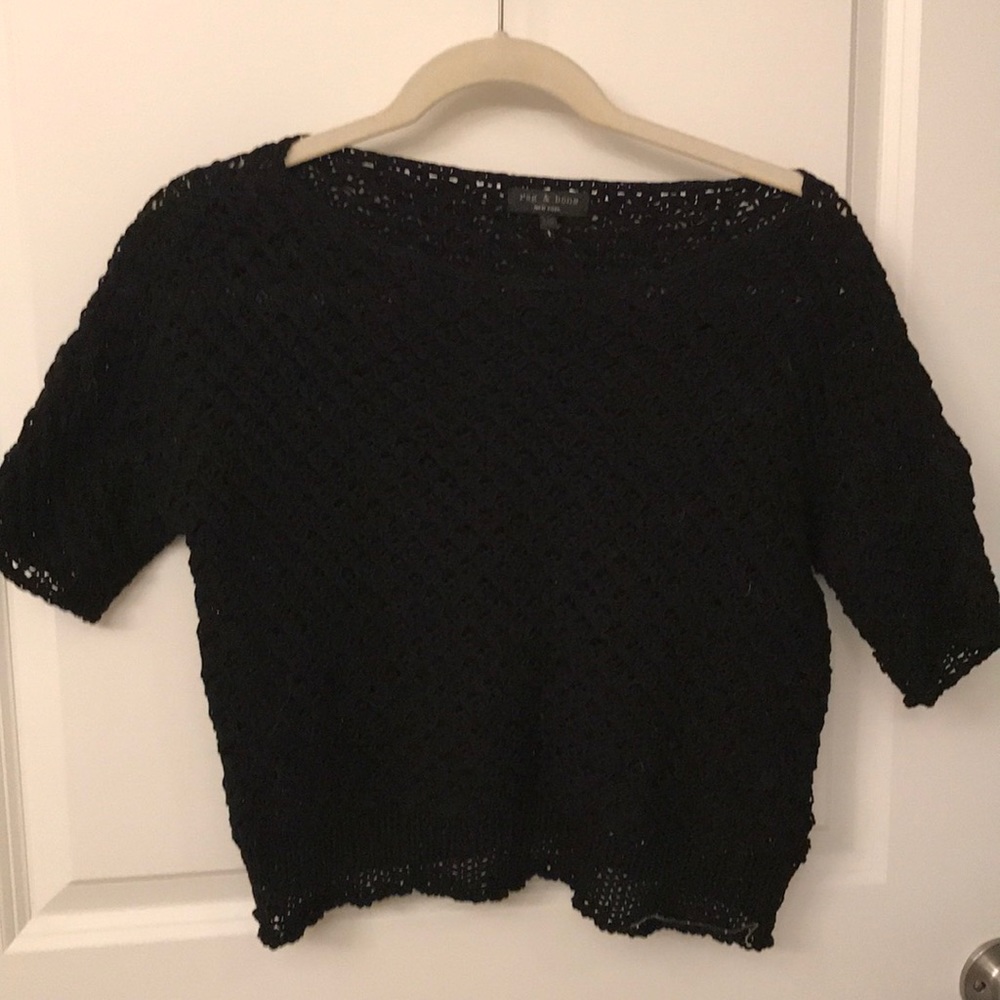 Rag & Bone lightweight short sleeve knit top